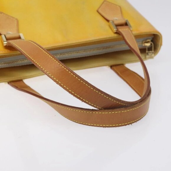 LOUIS VUITTON Monogram Vernis Houston Hand Bag Gris M91053 LV Auth th6218 - Picture 9 of 16